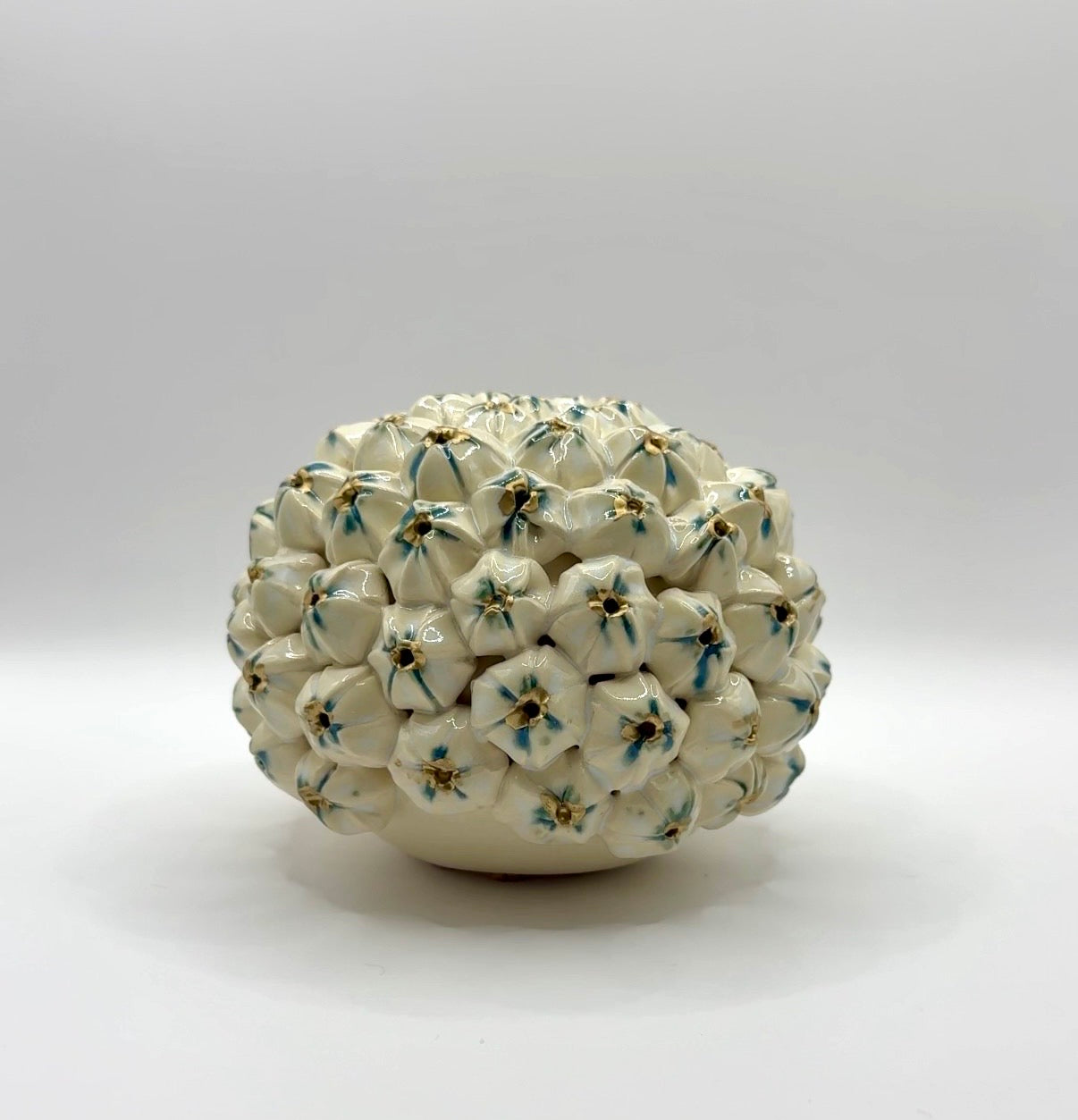 Petite Coral Bud - Teal