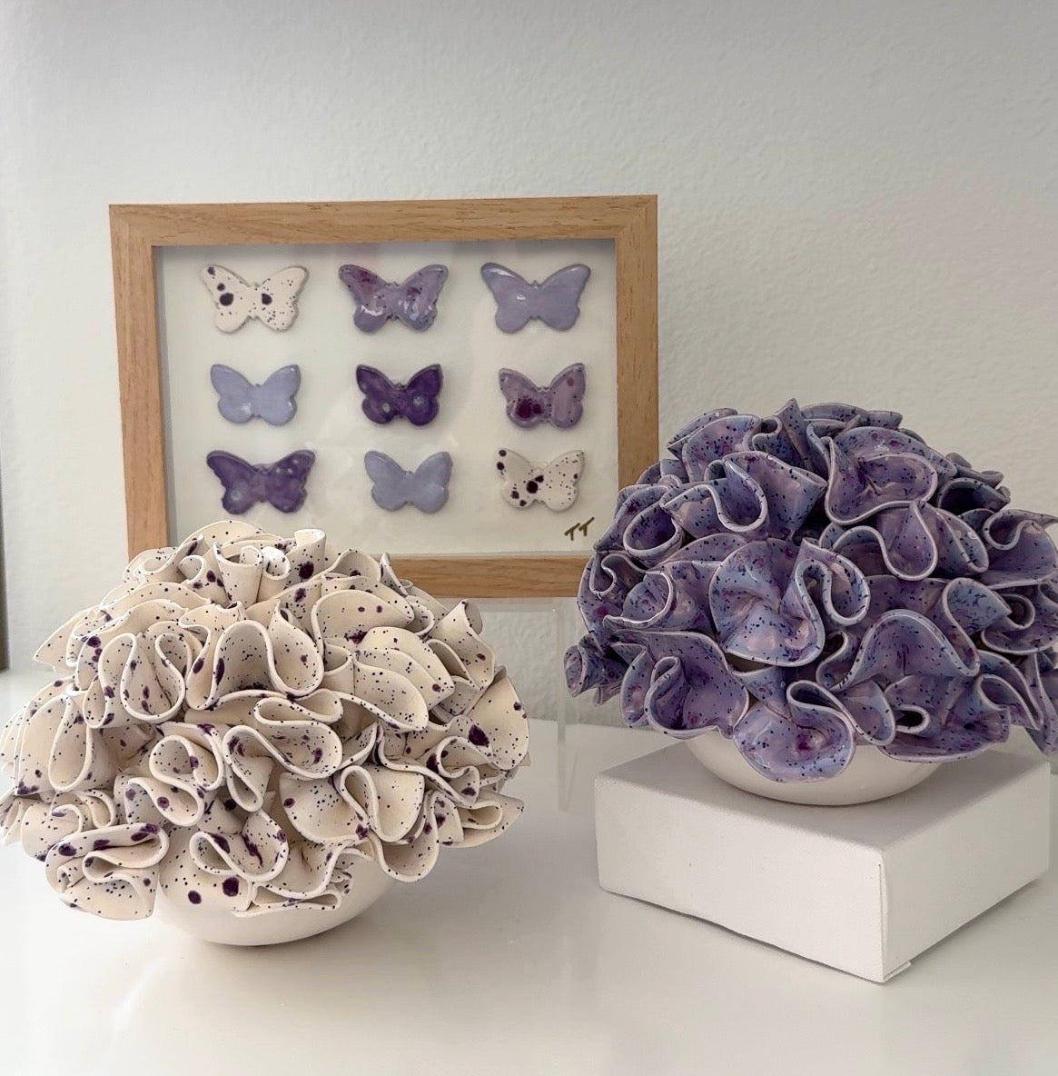 Kids Petite Ruffles - Porcelain Confetti