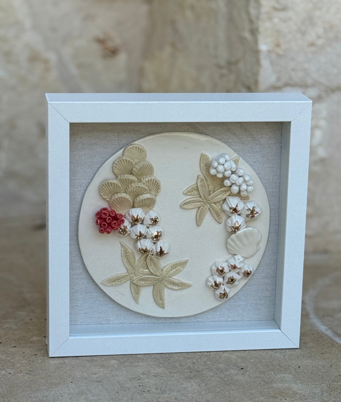 Underwater Framed - Coral