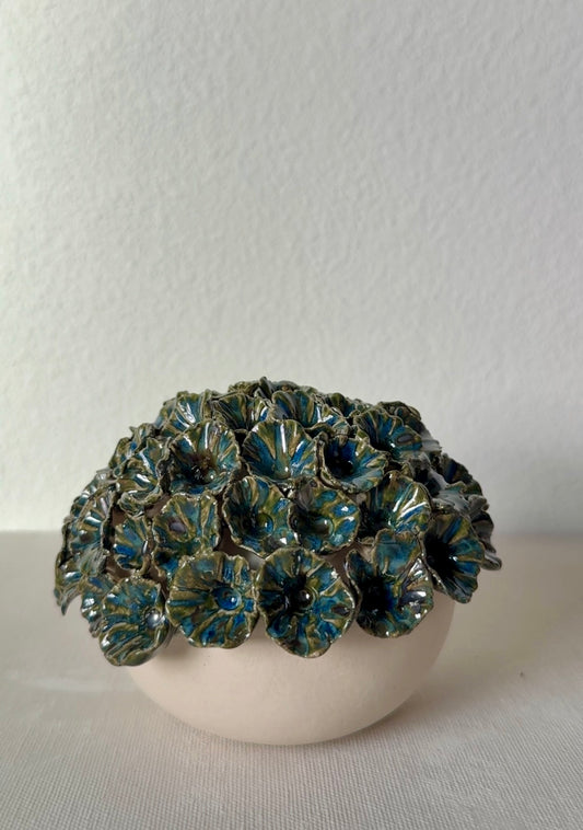 Petite Flowers - Blue/Green