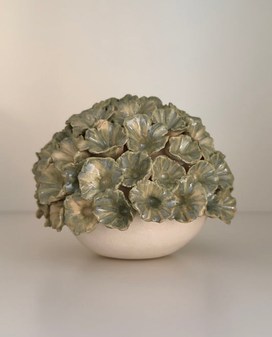 Petite Flowers - Aurora Green
