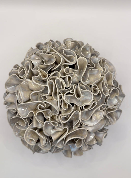 Original Ruffles - Milk Glass