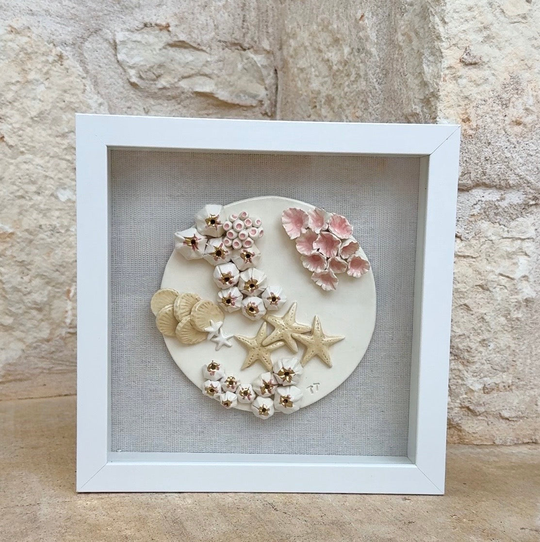 Underwater Framed - Pale Pink