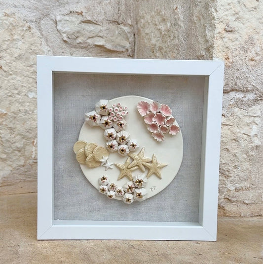 Underwater Framed - Pale Pink
