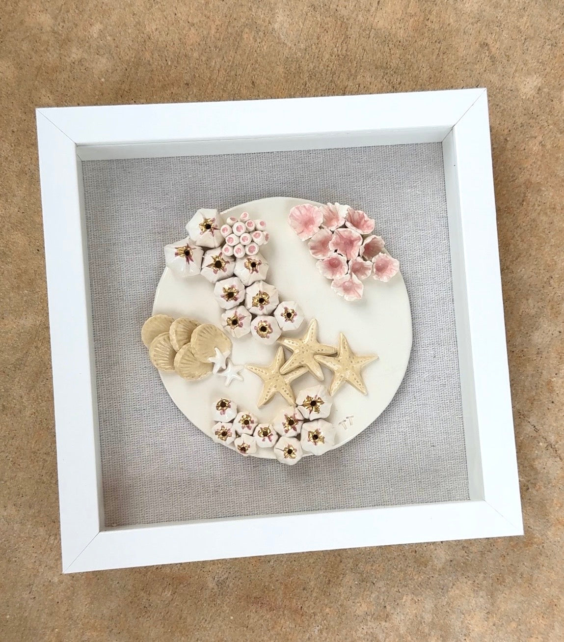 Underwater Framed - Pale Pink