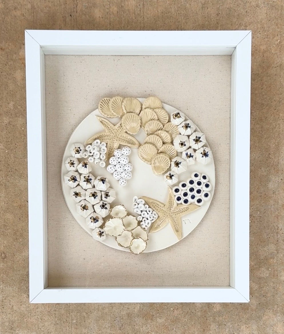 Underwater Framed - Navy Blue