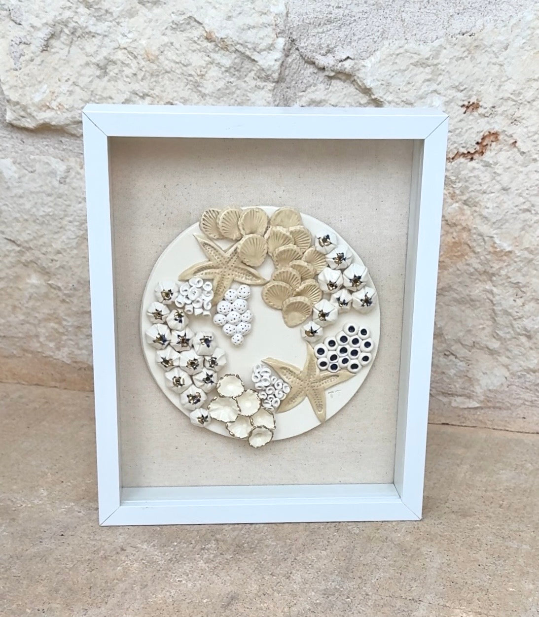 Underwater Framed - Navy Blue