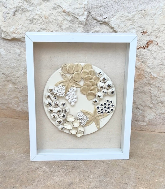 Underwater Framed - Navy Blue