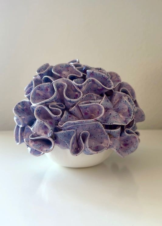 Kids Petite Ruffles - Lavender Confetti