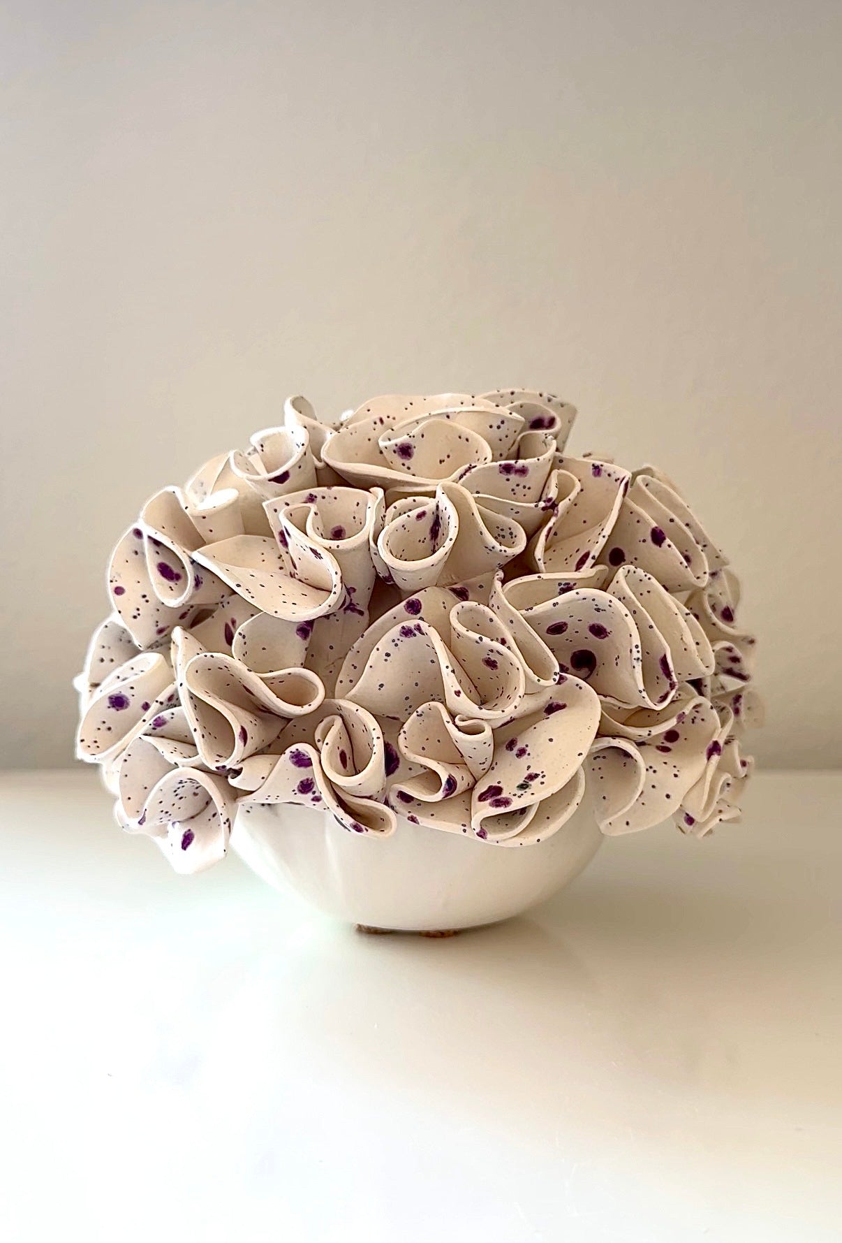 Kids Petite Ruffles - Porcelain Confetti